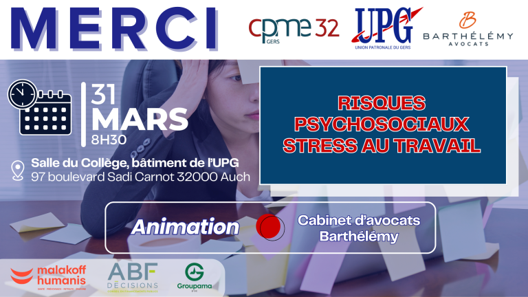 Retour sur la Matinale CPME – Risques psychosociaux et stress au travail