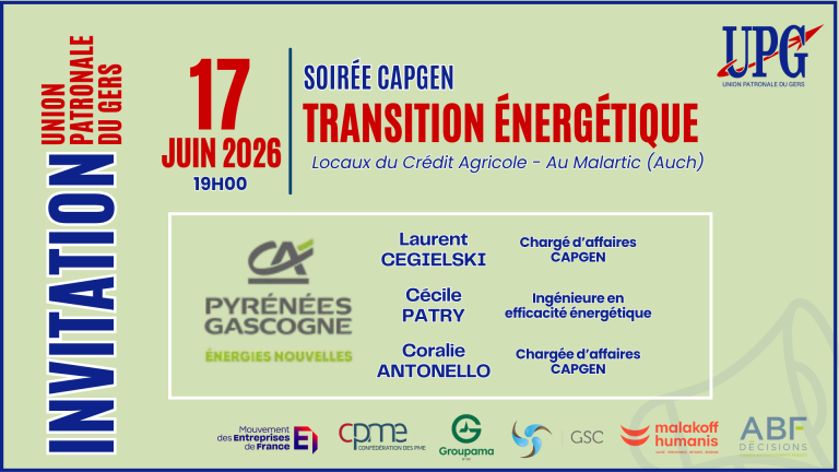 Soirée CAPGEN – Transition énergétique